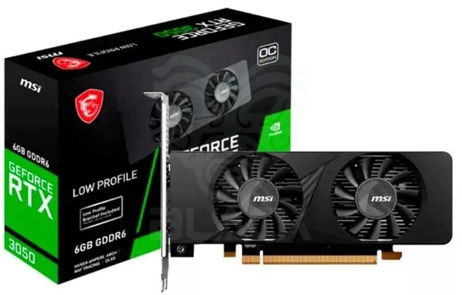 PLACA DE VIDEO MSI GEFORCE RTX 3050 LP 6G