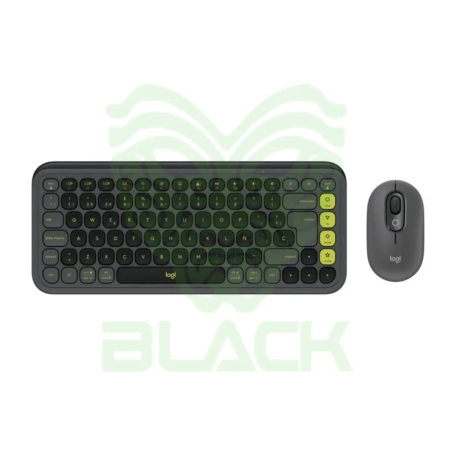 COMBO TECLADO Y MOUSE BLUETOOTH LOGITECH POP ICON GRAFITO ESP LAT