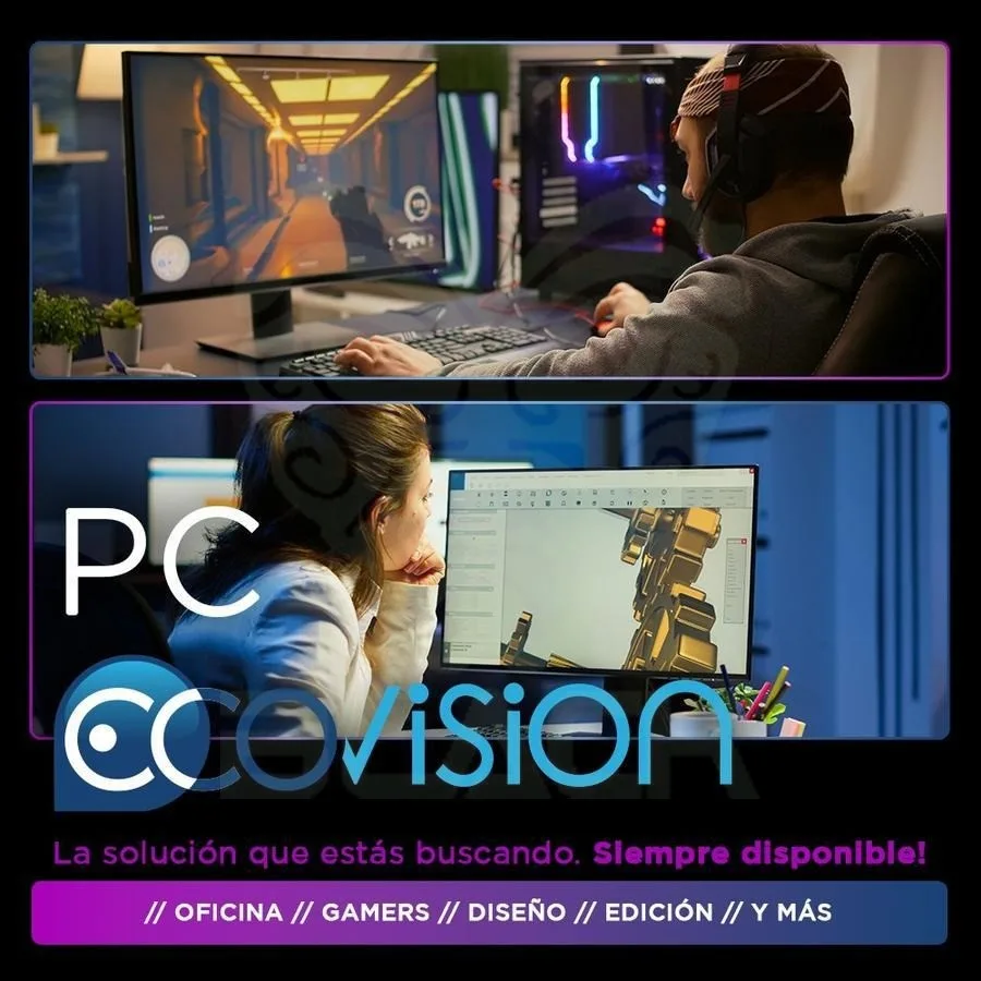 PC ECOVISION AMD RYZEN 3 5300G + 16GB + 960GB