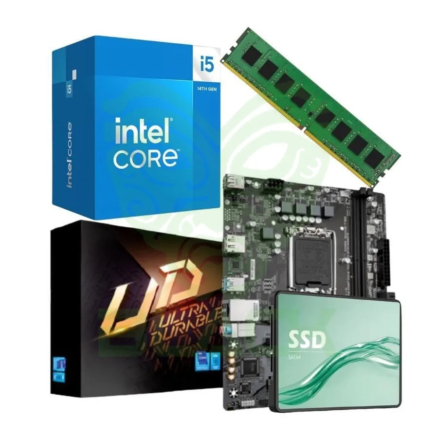 COMBO ECOVISION INTEL I5 14400 + MOTHER + 16 GB + 512 GB