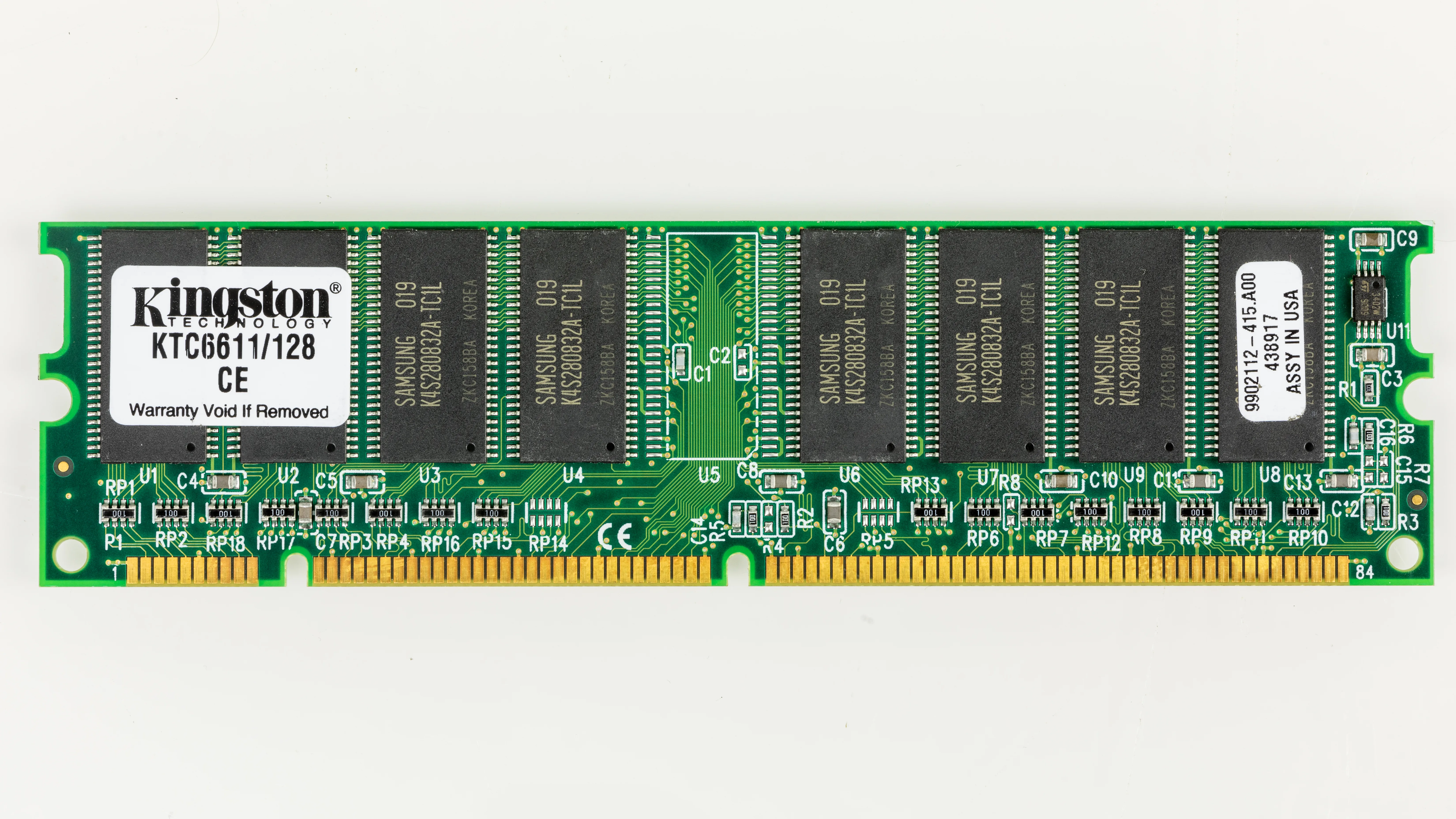 Memoria RAM Kingston SDR 128 MB 1000Mhz OEM