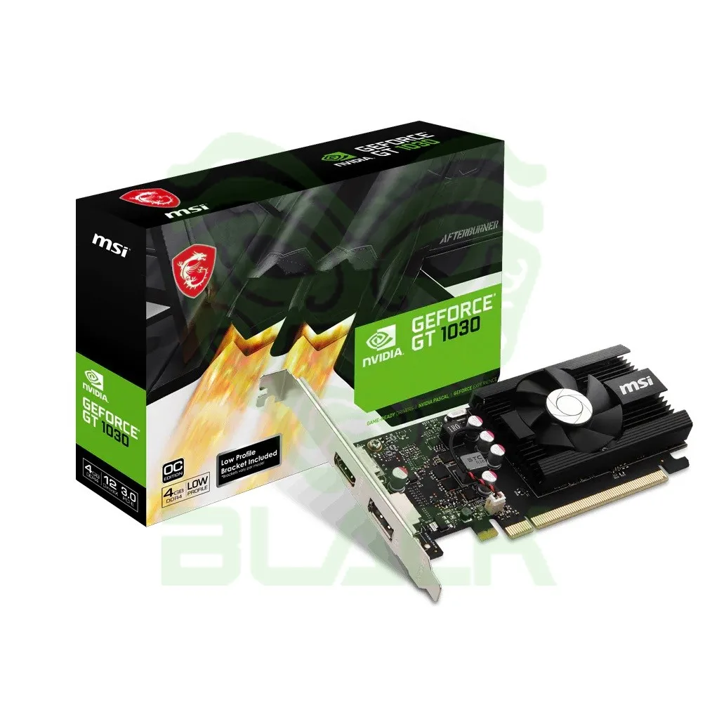 PLACA DE VIDEO MSI GEFORCE GT 1030 4G
