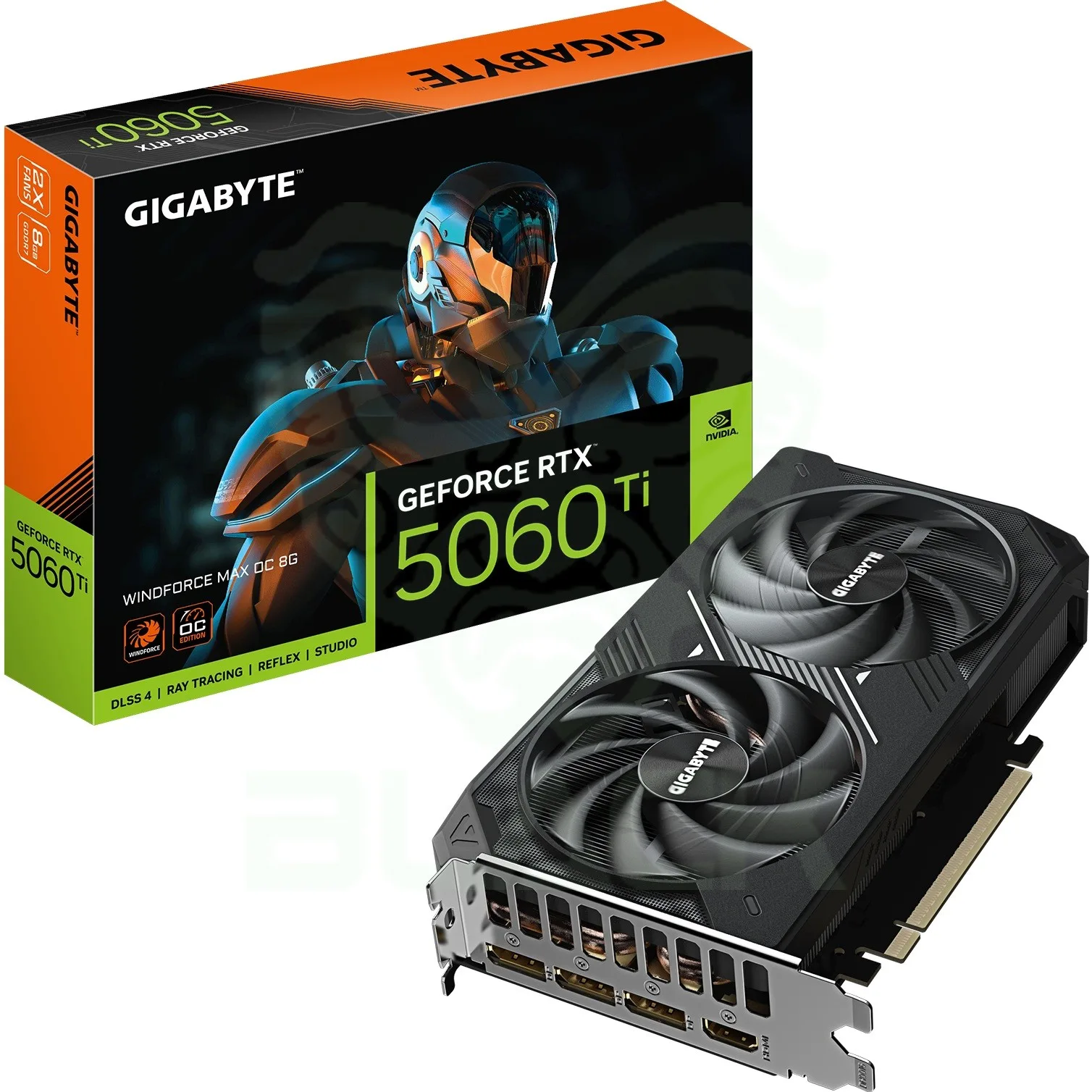 PLACA DE VIDEO GIGABYTE GEFORCE RTX 5060 TI WINDFORCE MAX OC 8G