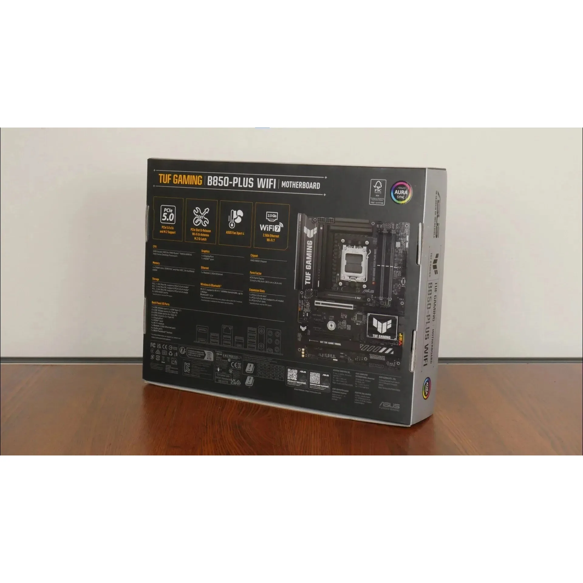 MB ASUS AM5 TUF GAMING B850-PLUS WIFI DDR5 BOX