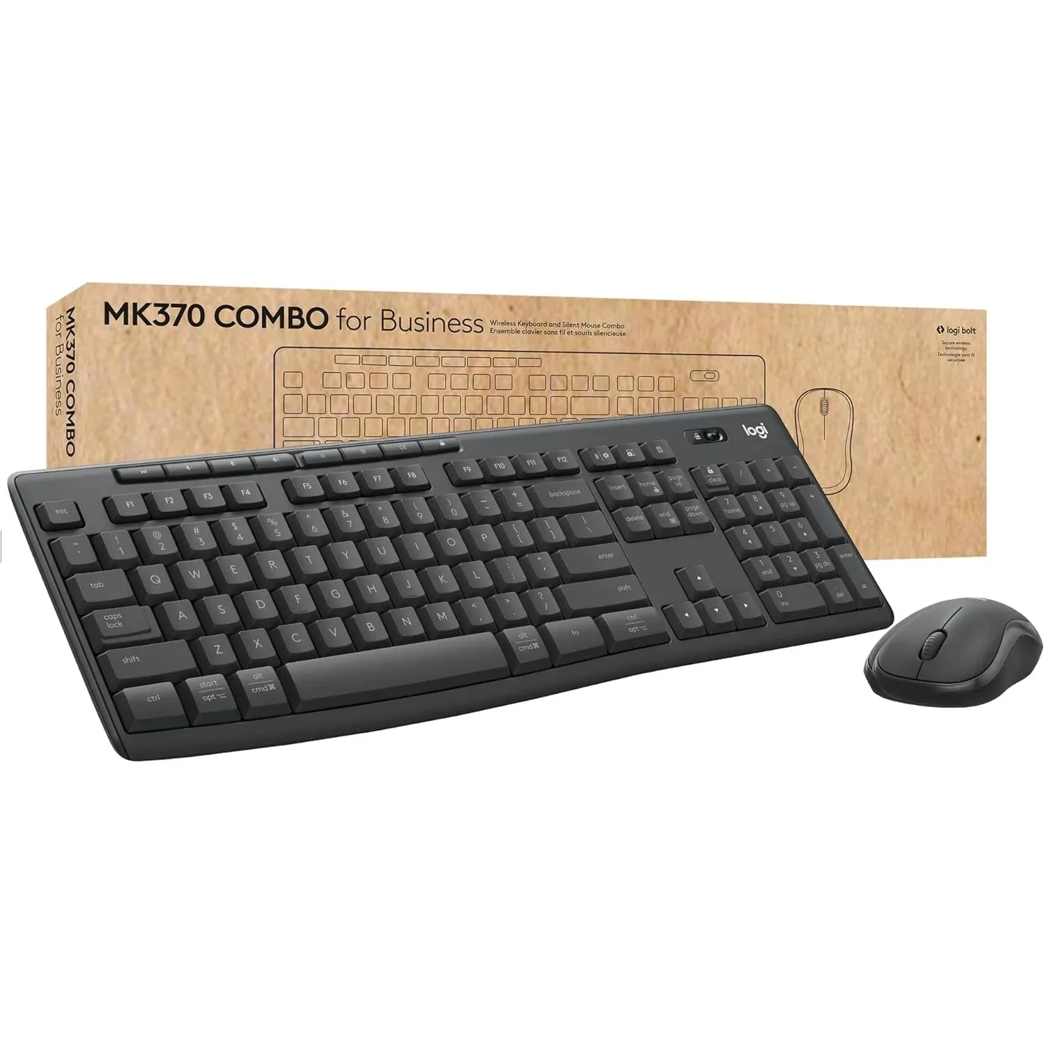TECLADO Y MOUSE INALAMBRICO LOGITECH (MK370) PC/MAC