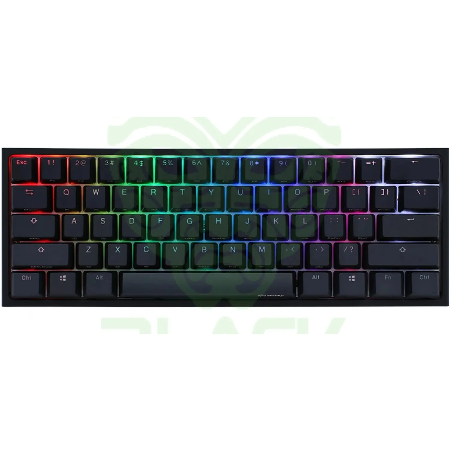TECLADO GAMER DUCKY ONE 2 MINI RGB KAILH BOX RED SWICHT DOUBLE-SHOT PBT MECANICO