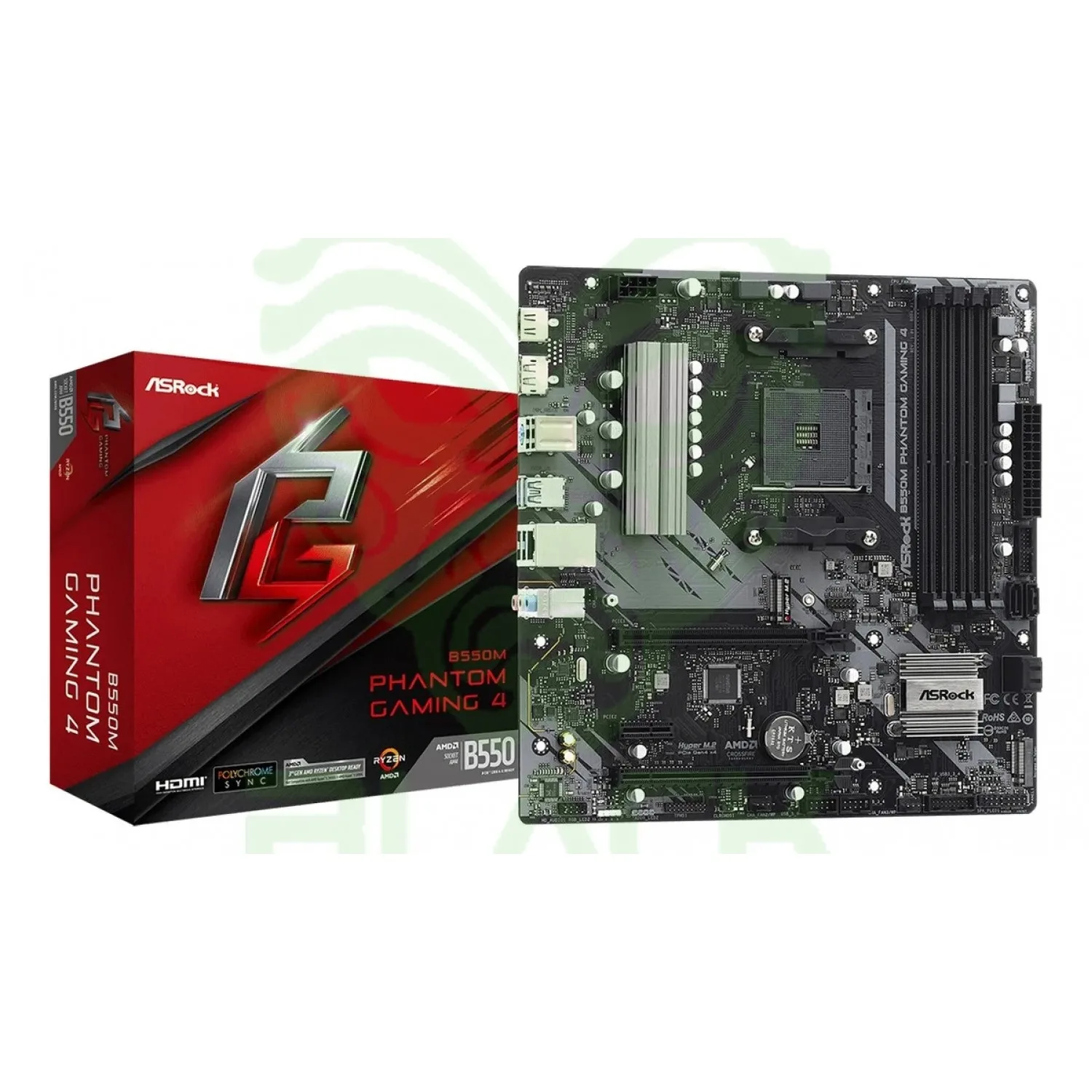 MOTHER ASROCK (AM4) B550M PHANTOM GAMING 4