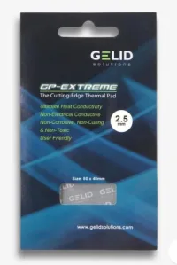 Thermal Pad Gelid 80x40 2.5mm 12W/mk