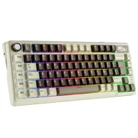 Teclado Royal Kludge RKL 75% Tri - Modes  (Mocha Grey)