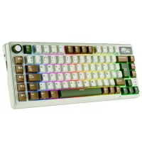 Teclado Royal Kludge RKL 75% Tri - Modes (Palm Green)