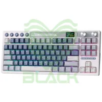 Teclado Royal Kludge Rkm87 Ocean Blue Switch Beige 75%