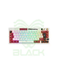 Teclado Royal Kludge Rkr65 Berry Red Switch Cream 65%