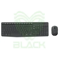 Combo Teclado Y Mouse Inalámbrico Logitech Mk235 Negro