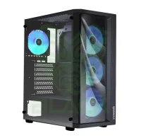 Gabinete Gamer Raidmax Meshian X922 Black ATX Tg ARGB