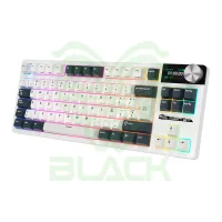 Teclado Royal Kludge Rks85 White Night Switch Cloud 85%
