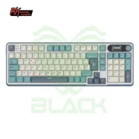Teclado Royal Kludge Rks98 Wireless Light Cloud Switch Chartreuse 96%