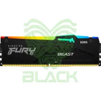 MEMORIA KINGSTON DDR5 16GB 6000MHz Fury Black RGB CL36 AMD Expo