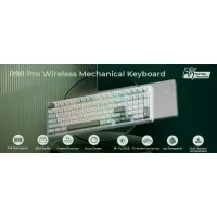 Teclado Royal Kludge Rkr98 Pro Sky Cyan Switch Cream 96%