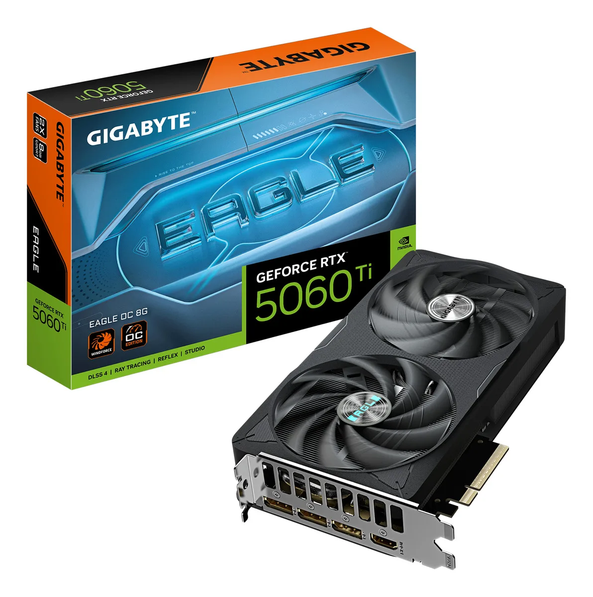 Placa De Video Nvidia GIGABYTE 5060TI 8GB EAGLE RTX 5060TI 8GB EAGLE OC