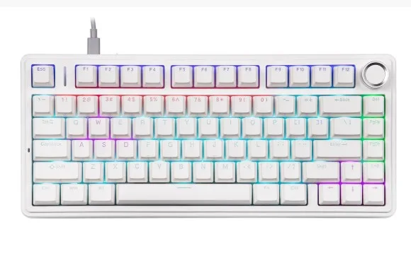 Perifericos Teclado Gamer AULA F75 BLANCO 75% SW RED F75 BLANCO 75%
