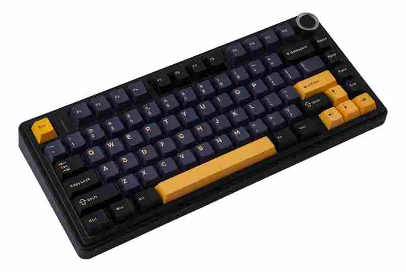 Perifericos Teclado Gamer AULA F75 BLACK DARK ORANGE 75% F75 B/ORANGE WIRELESS 75%