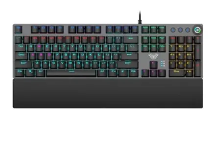 Perifericos Teclado Gamer AULA F2058 BLACK WIRED FULL SW BLUE F2058 BLACK WIRED FULL