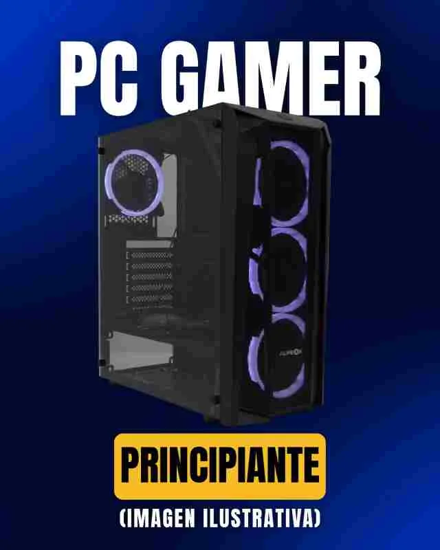 Pc Armada Gamer Principiante Ryzen 5 5600gt/ A520/ Ddr4 16gb Ssd 480gb/ Gabinete Kit