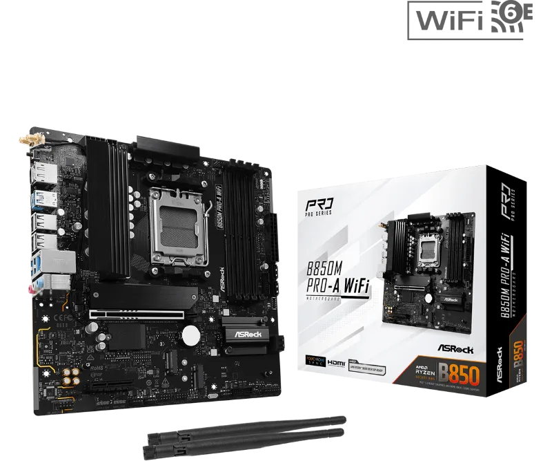 Motherboard Amd ASROCK B850M PRO A WIFI AM5 B850 PRO SERIES