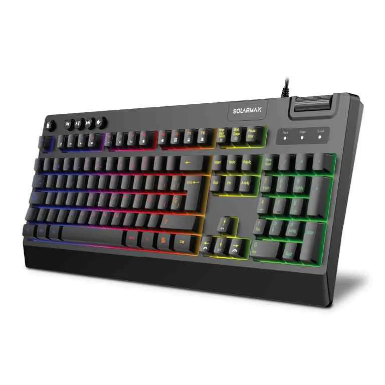 Perifericos Kit Gamer SOLARMAX 2 EN 1 RGB KIT TECLADO Y MOUSE  RGB
