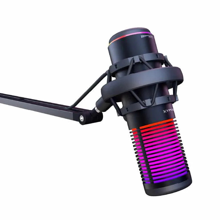 Perifericos Microfono SOLARMAX BI MODO RGB LSM98B STREAMING