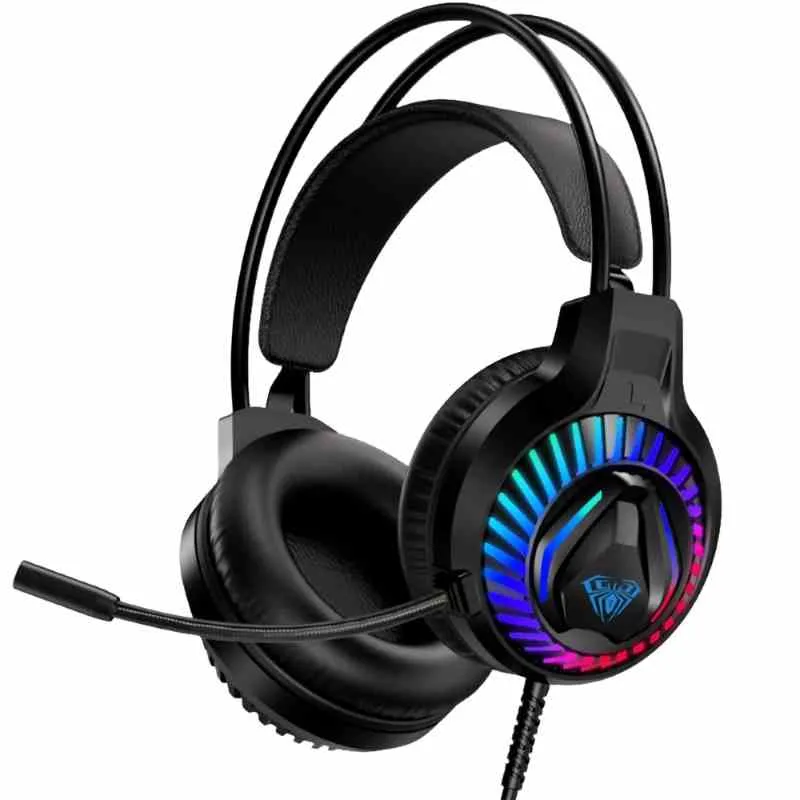 Auricular Gamer/PS4/XBOX AULA S605 MOUNTAIN S605 HEADSET LED