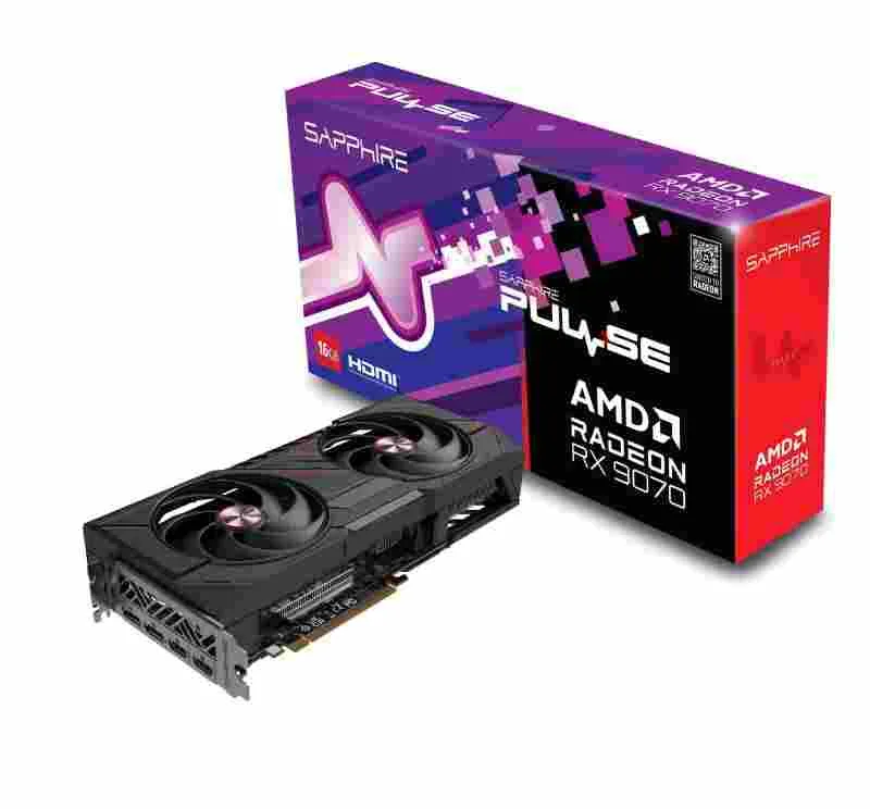 Placa De Video Radeon AMD RADEON RX 9070 16GB SAPPHIRE RX 9070 16GB