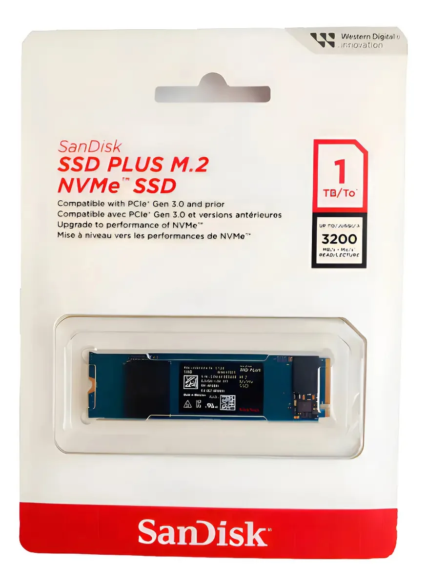 Almacenamiento Solido M.2 Nvme SCANDISK M.2 1TB M.2 1TB NVME  GEN3