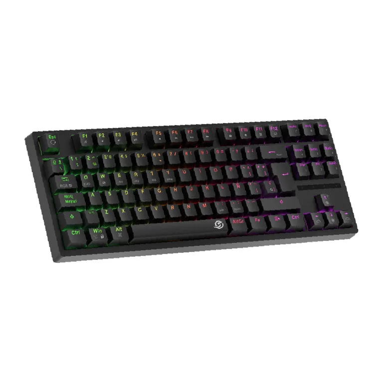 Perifericos Teclado Gamer SOLARMAX 80% TRI MODO BLACK CMKB88RB TRI MODO RGB