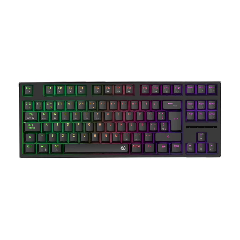 Perifericos Teclado Gamer SOLARMAX 80% TRI MODO BLACK CMKB88RB TRI MODO RGB