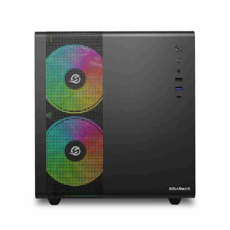 Gabinete Gamer SOLARMAX CM-B300 CM-B300 NEGRO