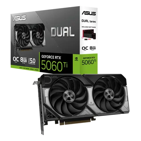 Placa De Video Asus Dual Rtx 5060ti O 8gb