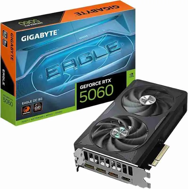 Placa De Video Nvidia GIGABYTE RTX 5060 8GB RTX 5060 8GB EAGLE