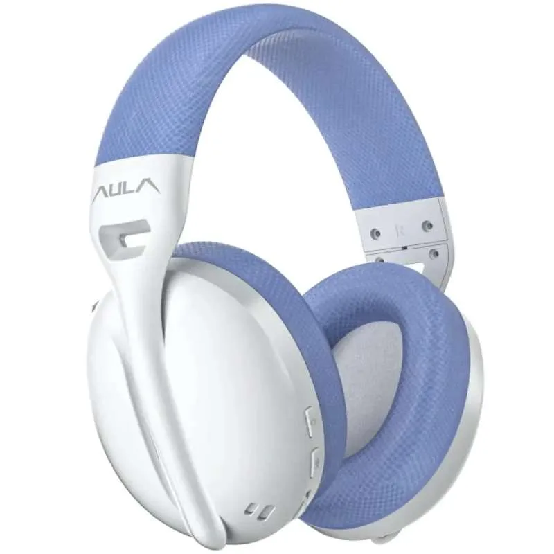 Auricular Gamer/PS4/XBOX AULA MOUNTAIN BLUE S6 BLUE TRIMODO