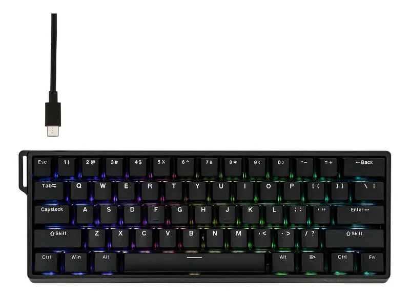 Perifericos Teclado Gamer AULA WIN60 BLACK SW GREYWOOD 60% WIN60 MAGNETIC