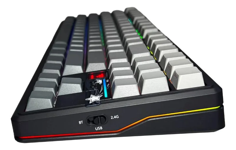 Perifericos Teclado Gamer AULA F87 PRO BLACK DEGRADETKL F87 PRO GREY WOOD SWITCH