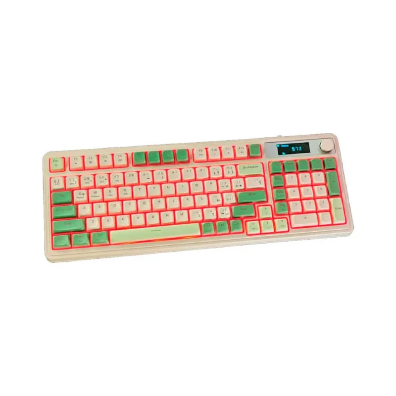 Perifericos Teclado Gamer AULA S99 PRO GREEN LIGHT WIRELESS S99 PRO WIRELESS 98% RGB