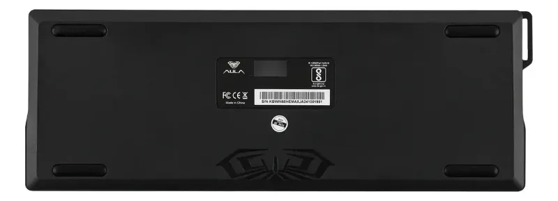 Perifericos Teclado Gamer AULA WIN60 BLACK RED SWIRL WIN60 MAX MAGNETIC