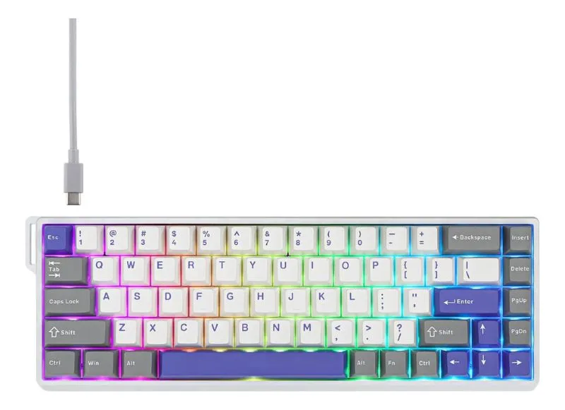 Perifericos Teclado Gamer AULA WIN68 MAX BLUE GREY WIN68 MAGNETIC