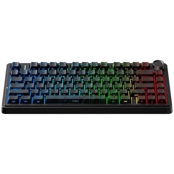 Perifericos Teclado Gamer AULA F75 BLACK CONTOUR LINE 75% RGB F75 SEIYA SWITCH
