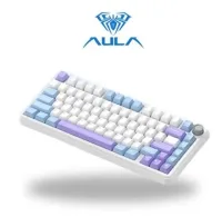 Perifericos Teclado Gamer AULA F75 BLUE WHITE PURPLE 75% F75 B/W/P 75% SW REAPER