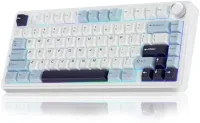 Perifericos Teclado Gamer AULA F75 MAX BLUE WH DARK PURPLE 75% F75 MAX WIRELESS 75% SW