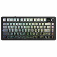 Perifericos Teclado Gamer AULA  F75 MAX BLACK DEGRADE CONTOUR F75 MAX GRADIENT GREY