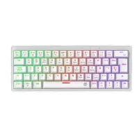 Perifericos Teclado Gamer SOLARMAX 60% TRI MODO WH CMKB64RW TRI MODO