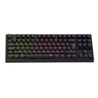 Perifericos Teclado Gamer SOLARMAX 80% TRI MODO BLACK CMKB88RB TRI MODO RGB
